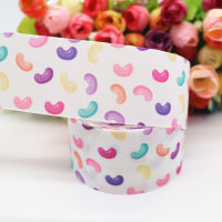 50 Yards 1.5 (38MM) Cake,Rainbow Printed Grosgrain Ribbons For Hair Bows DIY Handmade Materials Y19082302