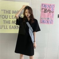 พร้อมส่ง ? Black Basic dress เดรสแขนสั้น (36858)