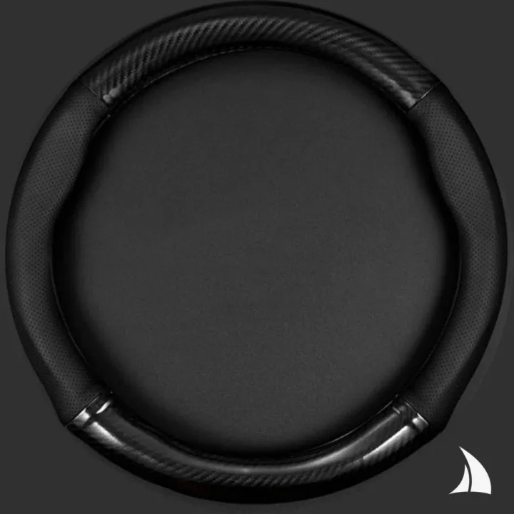 Hot auto parts Steering Wheel Cover Carbon Fiber Type 38 cm Xpander Mirage Territory Strada