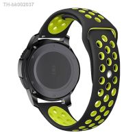 ☂○ 20mm/22mm band for Samsung Galaxy watch 3/46mm/42mm/Active 2/Gear s3 Frontier silicone bracelet Huawei watch GT/2/2E/Pro strap