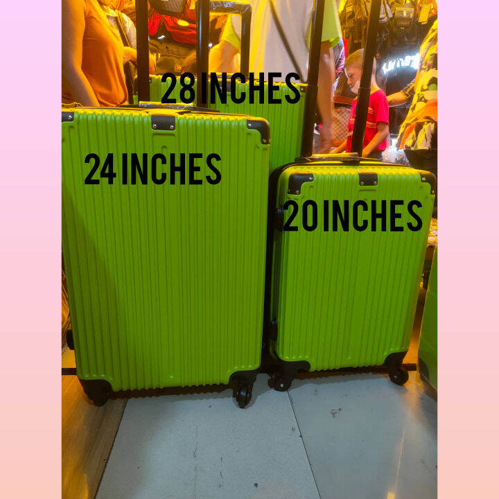 Travelling Green Luggage Large Size Luggage For Travel 4 Wheels Maleta