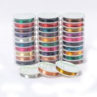 【YD】 0.3/0.4/0.5MM Mixed Colors 10 Rolls Wire Necklace Colorfast Beading String Cord Jewelry Making