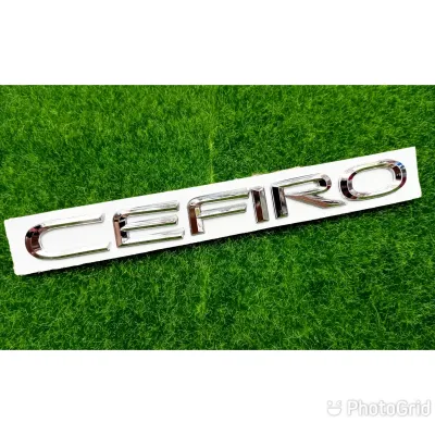 AD. โลโก้ CEFIRO สีโคมเมี่ยม สำหรับติดท้ายรถ
