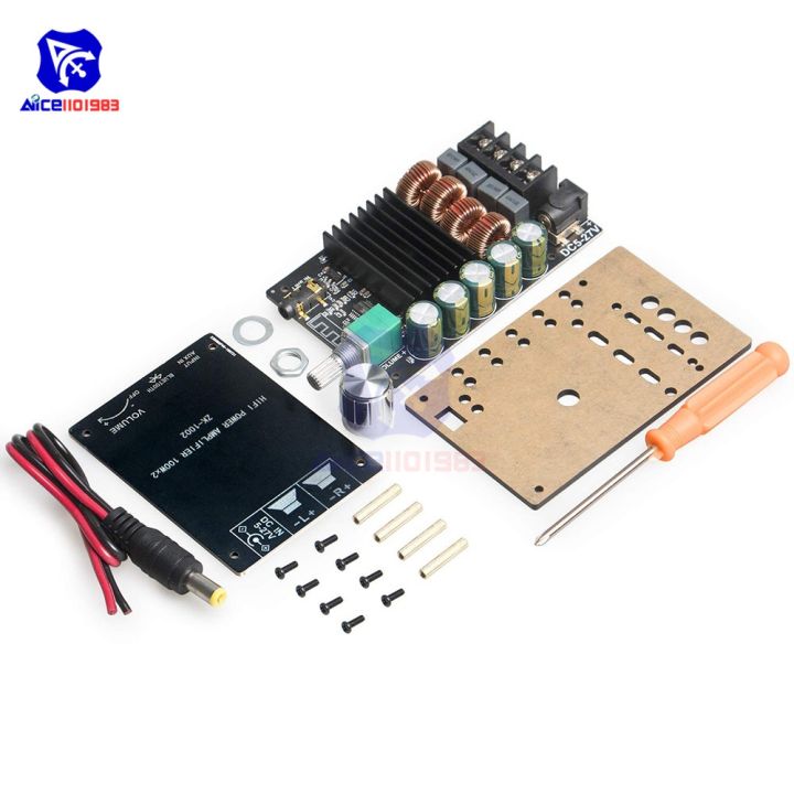 diymore-200w-bluetooth-5-0-amplifier-board-tpa3116-100w-100w-audio-amplifier-module-with-lc-filter-technique-2-channel-dc-8-24v