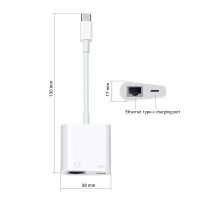 Type C OTG Ethernet Adapter USB C To RJ45 Ethernet LAN Wired Network Converter 100Mbs for Type C Tablet