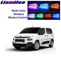 LiandLee Car Glow Interior Floor Decorative Atmosphere Seats Accent Ambient Neon light For Citroen Berlingo Doninvest Orion M