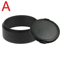 Hot Selling Metal Lens Hood + Lens Cap 40.5Mm 43Mm 49Mm 52Mm 58Mm 55Mm 62Mm 67Mm 72Mm 77Mm For Leica Canon Nikon Sony