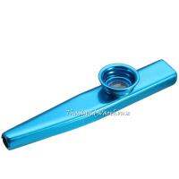 โลหะ คาซู่ สำหรับเป่า Kazoo สีฟ้า