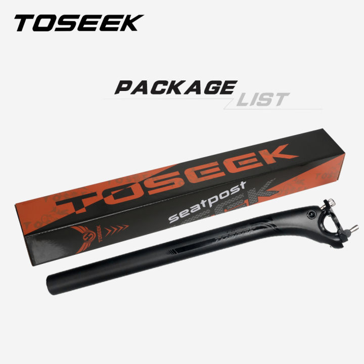 toseek-cod-จักรยานคาร์บอนไฟเบอร์-seatpost-ออฟเซต20มม-ชิ้นส่วนจักรยานขี่จักรยานน้ำหนักเบาความแข็งแรงสูงท่อที่นั่ง27-2-30-8-31-6มม-แกนเบาะนั่งจักรยา