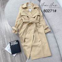 Rubi STORE LINH Mango Jacket 6 Buttons Long With Waist Belt, High Quality Material A80271