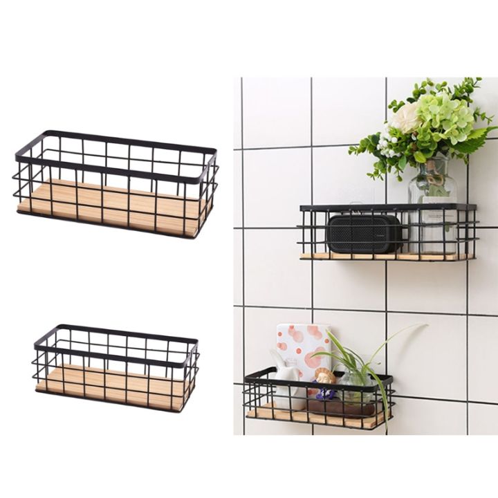 wrought-iron-wall-shelf-holder-bathroom-kitchen-hanging-basket-storage-household-hanging-rack-organizer-m21-23-dropshipping