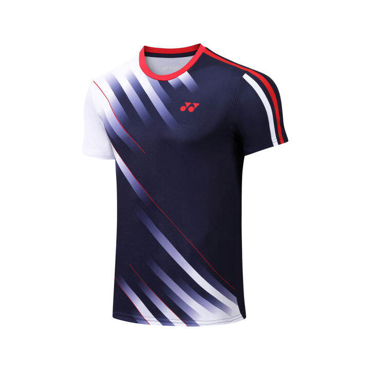 hot-sale-badminton-t-shirt-sports-shirt-competition-training-short-sleeve-tennis-table-tennis-jersey-2358