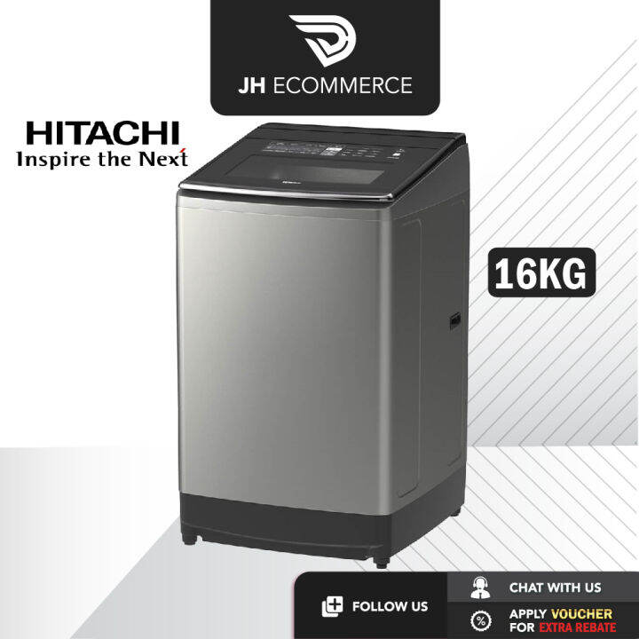 Hitachi 16KG Inverter Top Load Dual Jet Washing Machine SF160TCV