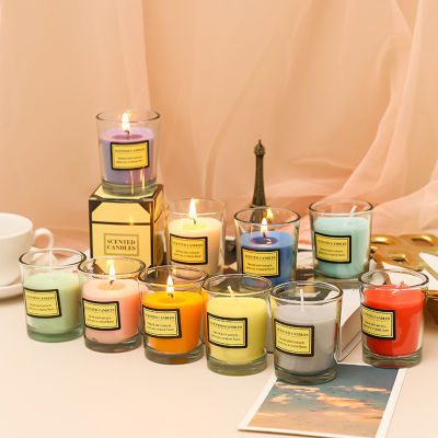 【CW】1PC Home Decoration Birthday Cake Christmas Romantic Wedding Wax Candles Candle Strongwell Nordic Scented Candles