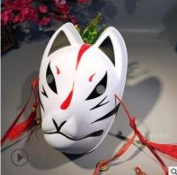 หน้ากากหน้ากากฮาโลวีนดาบพิฆาตอสูรหน้ากากสุนัขจิ้งจอกญี่ปุ่นเทศกาลหน้ากากแมว