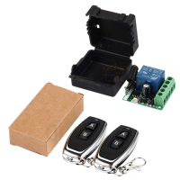 433Mhz DC16V Universal Single Relay Wireless Remote Control Switch for Garage Window(6 Remote Control 3Receiver )