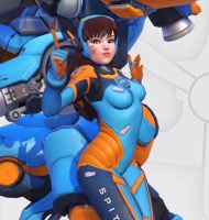 D.va ชุดคอสเพลย์ผู้หญิง Zentai เด็กผู้ใหญ่ผู้หญิง London Spitfire DVA สูทบอดี้สูทฮาโลวีนซูเปอร์ฮีโร่ Jumpsuits