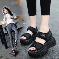 2023 summer thick bottom sandals women wedges platform shoes new han edition leisure sports sandals female torre sandals