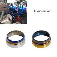 HYS Universal Car Burnt Titanium Racing พวงมาลัย Quick Release Hub Adapter Cap Boss Kit Cover