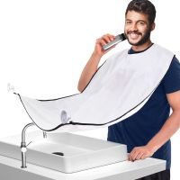 New Male Beard Shaving Apron Hair Adult Bibs Shaver Holder Organizer for Man