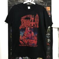 การ์ตูนเรื่อง DEATH Band เสื้อยืดแขนสั้นสำหรับทั้งหญิงและชายเสื้อเชิ๊ตบุรุษพลัสไซส์ย้อนยุคโลหะสอง Gratis Ongkir