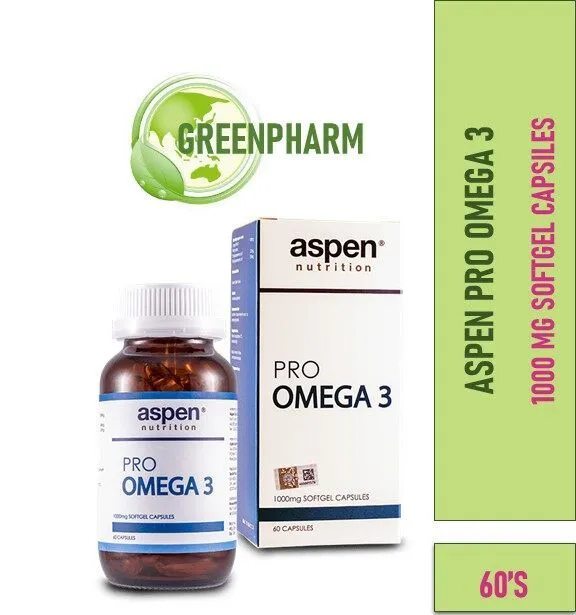 ASPEN Pro Omega 3 1000mg (60's) Exp7/23 Lazada