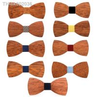 ♚ Bow Tie Men High Quality Wooden Bow Ties Classic Business Butterfly Solid Wood Color