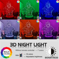 อะนิเมะ Led Light ของคุณ Turn To Die Joe Tazuna Nightlight สำหรับตกแต่งห้องนอนมังงะวันเกิดของขวัญห้อง Led 3d โคมไฟเกมตาย