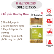 Viên Uống Bổ Phổi, Thải Độc Phổi Lung Detox Healthy Care Úc 180 Viên