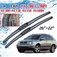 สำหรับ Lexus RX RX300 RX330 RX350 RX400h 2003 2004 2005 206 2007 2008 2009อุปกรณ์เสริม XU30กระจกหน้ารถแปรงใบที่ปัดน้ำฝน