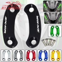 ที่ครอบกระจกข้างรถยนต์สำหรับ Kawasaki ZX-10R ZX-6R NINJA 400 Ninja400 ZX10R/6R รถจักรยานยนต์ CNC แบบรูกระจกบังลม