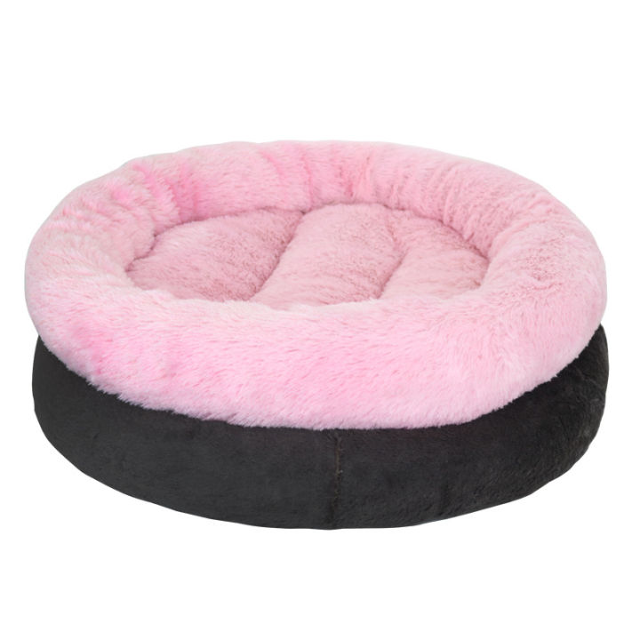 spot-parcel-post-export-round-bed-soft-and-thickened-teddy-doghouse-bejirog-warm-cat-nest-stain-resistant-round-nest-dropshipping