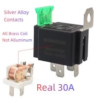 4 pin 30A Auto Relay with Fuse Coil Voltage 12VDC Relais