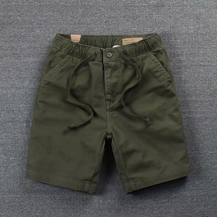 ready-stock-100-cotton-shorts-mens-shorts-knee-length-shorts-korean-style-straight-denim-shorts-men-korean-style-casual-shorts