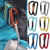 FASTEN20EN6นิรภัย2ชิ้นคุณภาพสูงกลางแจ้งอุปกรณ์กีฬาโลหะผสมหัวเข็มขัด Carabiner พวงกุญแจปีนเขาตะขอเดินป่าตั้งแคมป์