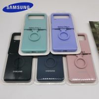 [On1ine 3C Digital} Samsung Galaxy Z Flip 4 3ซิลิโคนเคส Soft-Touch กลับป้องกันลายนิ้วมือ Flip4 Flip3