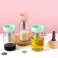 Multifunctional Funnel Seasoning Tray Impurities Filter Kitchen Tools Strainer Oil Water Spices Wine Plastic Separator Funnel