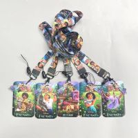 Disney Cartoon Anime Encanto Neck Strap Lanyards Keychain Holder ID Card Pass Hang Rope Lariat Jewelry Kids Gifts