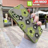 JIUMOO เคสสำหรับ Huawei P20 Lite 2019 Nova 5 Pro Nova 5i Pro ลายดอกไม้จิตรกรรมภาพการ์ตูนขอบสี่เหลี่ยมด้านข้างบางดีไซน์ใหม่มีน้ำค้างแข็งโปร่งใสกันกระแทกแข็งเคสมือถือปลอกซิลิโคนคลุมทั้งหมดป้องกันกล้อง