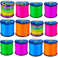 Sougayilang เอ็นตกปลาถัก4เส้น,รอกตกปลาแบบหมุนทำจาก PE มี6สียาว300เมตร/328YDS