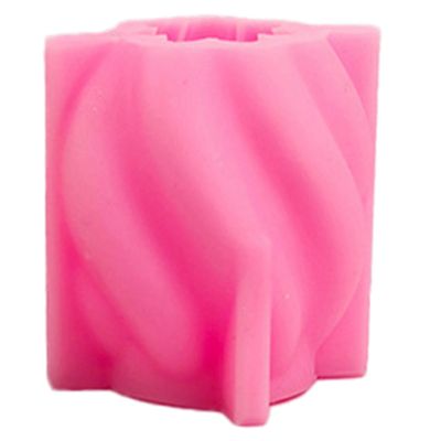 DIY Wave Pillar Candle Molds Twirl Twist Column Scented Candle Silicone Mold Wind Resin Mould Soap Making Home Decor