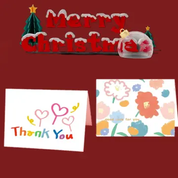 10pcs Blank Greeting Cards with Envelopes Thank You Cards Handmade