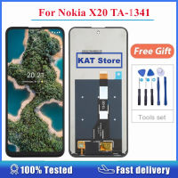 ต้นฉบับสำหรับ Nokia X20 TA-1341จอแสดงผล LCD ที่มีหน้าจอสัมผัส Digitizer สมัชชาเต็มรูปแบบด้วยเครื่องมือซ่อมแซม