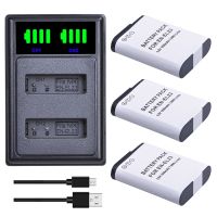 ZZOOI EN-EL23 ENEL23 EN EL23 Battery +LED USB Dual Charger with Type C port For Nikon COOLPIX P900  P610  P600  B700  S810c Camera