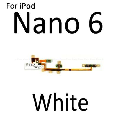 สวิทช์ไฟปรับระดับเสียงสายเคเบิ้ลหลักปุ่มเปิดปิดสำหรับ Ipod Touch 2 3 4 5 Nano 6 7ชิ้นส่วนซ่อมแซม