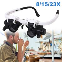 【jw】✖☈┋  UYANGG Head-Mounted High-power Mechanical Glasses Microscope Jeweler Watchmaker Accessories Repair Reading Magnifier Loupe