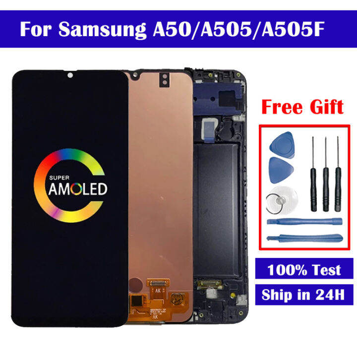 display samsung a50 amoled