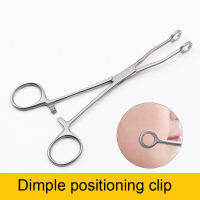 เครื่องมือแต่งหน้าความงามสแตนเลส Dimple Positioning Clamp Dimple Regenerator คุณภาพ Dimple Modeling Rake เครื่องมือ Tweezer