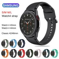 {TATLLr}สายซิลิโคนใหม่สำหรับ Samsung Galaxy Watch 4คลาสสิก46มม. 42มม. สายรัดข้อมือ Galaxy Watch 4 44มม. 40มม. สร้อยข้อมือกีฬา S/m/l