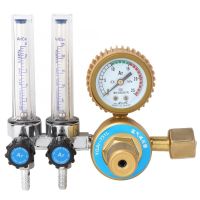 Zinc alloy Pneumatic Tools 0.25MPa Argon Gas Pressure Reducer Regulator Double Gauge Meter Welding Accessory Gas Regulator